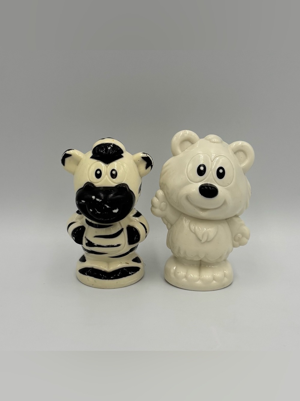 RARE Vintage Y2K Vtech Smartville Alphabet Train Zebra + Polar Bear Toy Lot Zoo